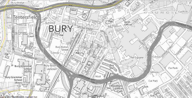 Bury map